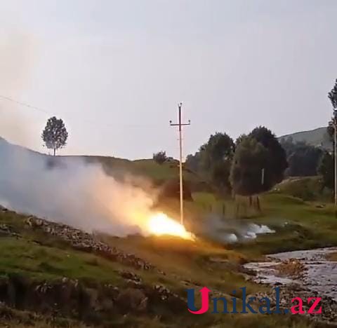 Xoşbulaq kəndinə ildırım düşdü